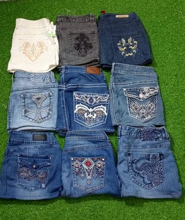 Y JEANS AND OTHER BRAND MINI MICRO SKIRT (C 379)