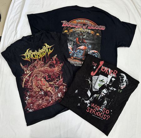 Vintage bedruckte T-Shirts #B-492.