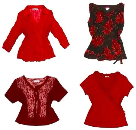 Y2K Romantic Goth Tops Mix