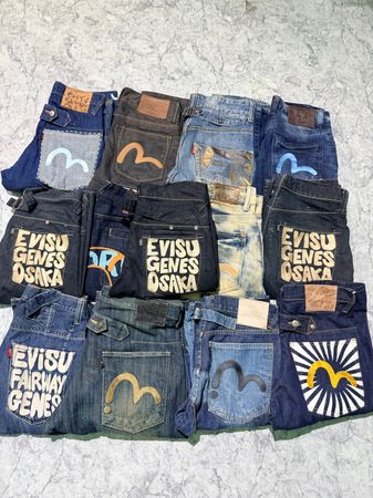 VINTAGE EVISU MIXED JEANS