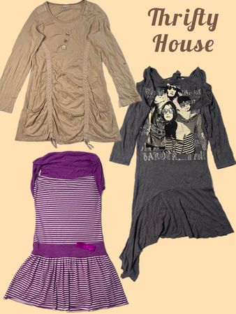 Y2K Grunge & Indie Dress Mix(TH/820)