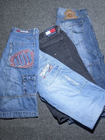 Y2k Hip Hop Baggy Shorts