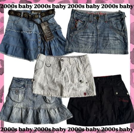 Paris hilton edit: denim mini skirts-193