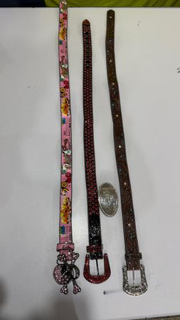 AW002 Y2K Vintage Belt | Retro Statement Waist Belt | 2000s Fashion Accessory