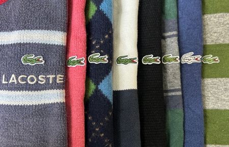 Pull mélangé authentique Lacoste premium