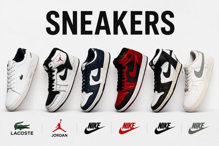 Nike, Jordan & Lacoste Sneakers