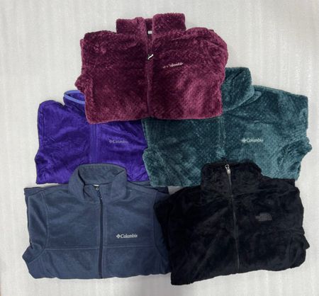 columbia & northface fleece jacket