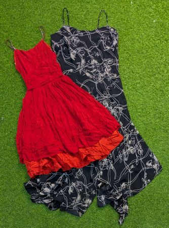 7417 - Y2K Stil Mini Kleid