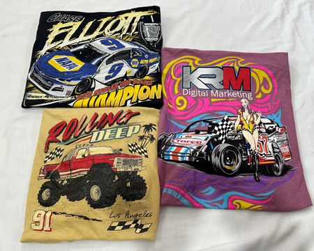 T-shirts imprimés de course automobile #B-506.