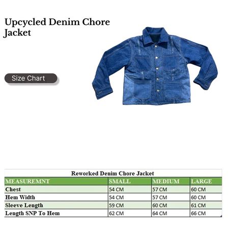 Upcycled Denim Chore Jacket