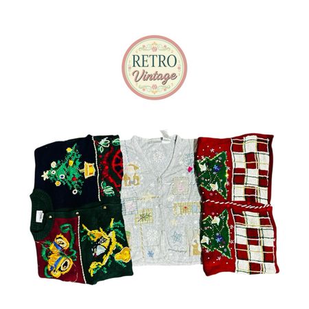Christmas vintage & unique vest |E|