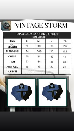 Upcycled Carhartt Denim Crop Jacket