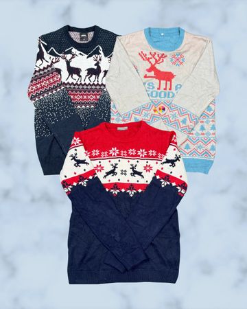 Y2K Christmas Style Sweaters (ZKIT-106)