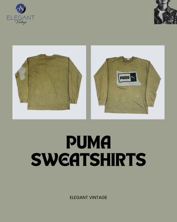 Upcycled Puma Sweatshirt - EVR0132