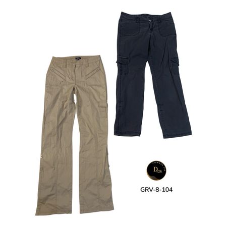 Women’s Cargo Capri – Premium Utility Fit Y2K Vintage Style Capris. (GRV-8-104)