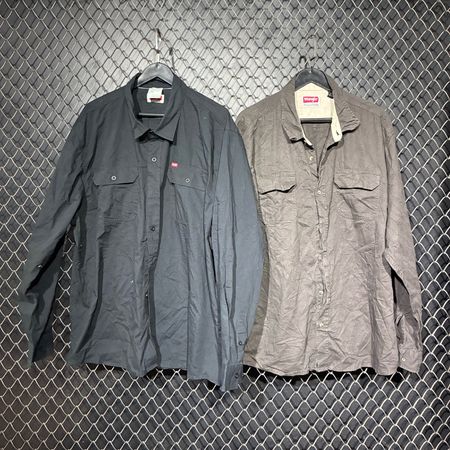 Levis and wrangler shirts (fnc 499)