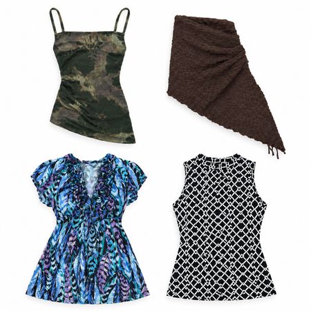 Y2K Grunge Vibe Tops 10 pcs At 1507