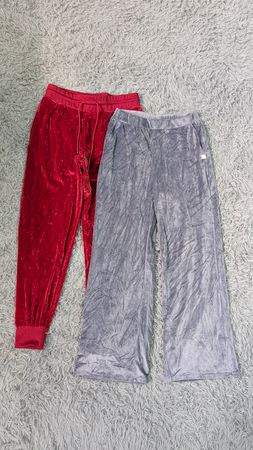 Y2K Mixed Branded Velour Track Bottoms