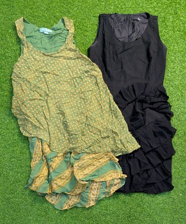 7422 - Y2K Stil Mini- und Midi-Kleid