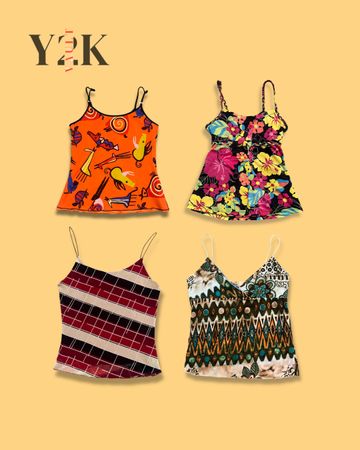 Y2K Vintage Cami Top Bundle (Yv-818)