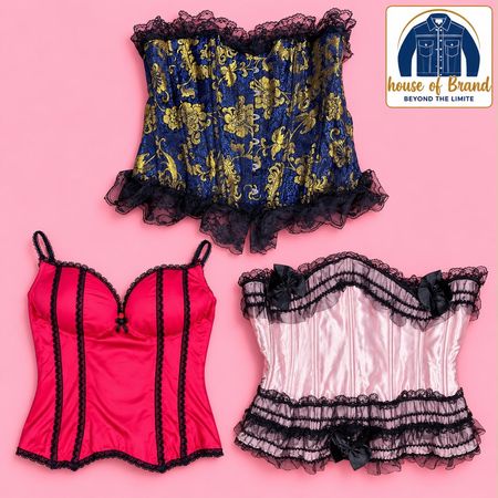 Y2k bustier and laces corsets