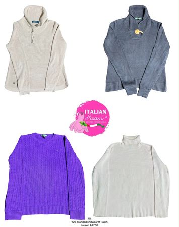 Tricot de marque Y2k avec Ralph Lauren