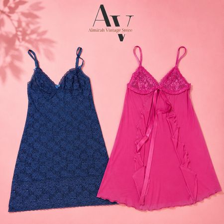 Y2K MESH SLIP DRESSES