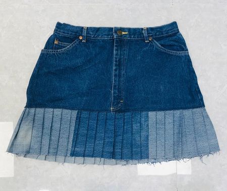 Saia de Denim Reciclado - EVR0330