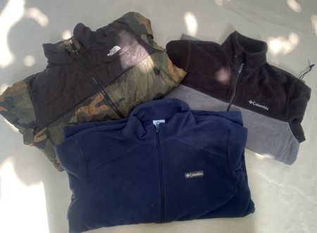 The North Face And Columbia Fleeces