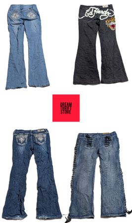 BUNDLE NUMBER #027 MARCHE DI JEANS DESIGNER INCLUSI EDY HARDY, GRACE, ECC.