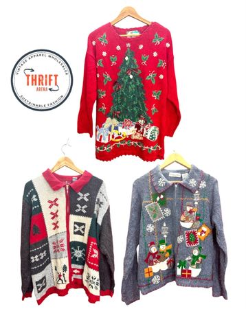 Y2K Vintage Christmas Cardigans and Vest Sweaters LX561