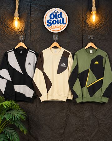 Upcycled Adidas Sweatshirts