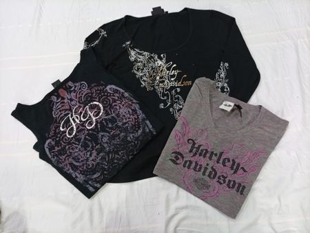 CR10493 Vintage Harley Baby Tees