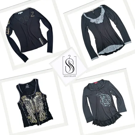 Tops Mix Neri Y2K
