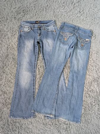 **Y2K Festival Embroidered Denim