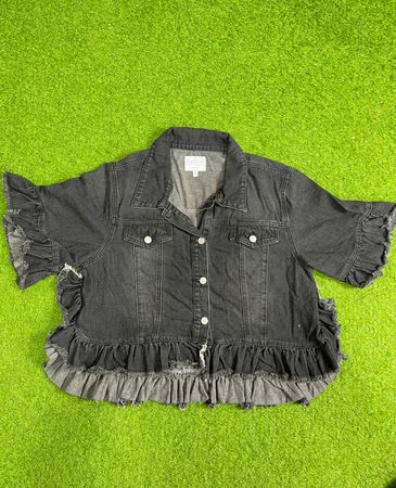 Mix denim jacket id (382)