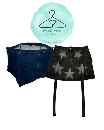 Denim mini skirts 15 pcs (080826-23)