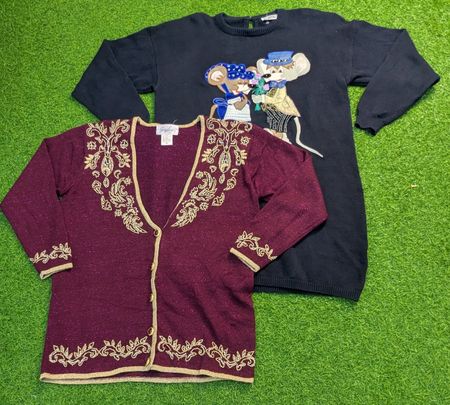 7645 - Woman Embroidered Sweaters