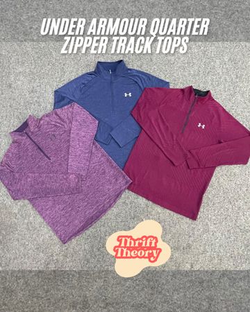 🔴 Under Armour Quarter Zipper Track Tops - (25/09)