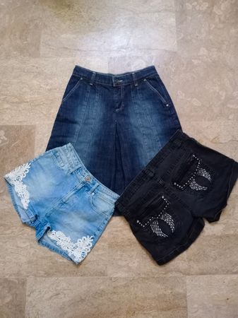 Shorts en denim mini Y2k et jupes midi - GT03