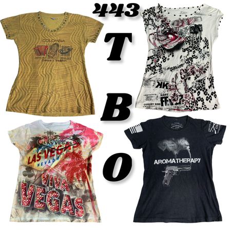 Women baby Tees (brands) Raw Blue & Brand x #443.