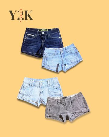 Y2K Grunge Denim Shorts Mixed Bundle (Yv-860)