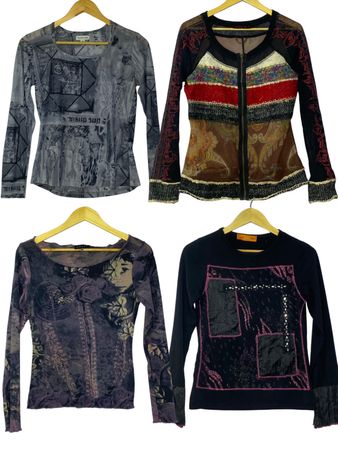 Blusa a maniche lunghe Y2k 👚