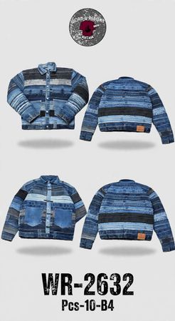Upcyled Levi’s denim belted jacket’s WR-2632
