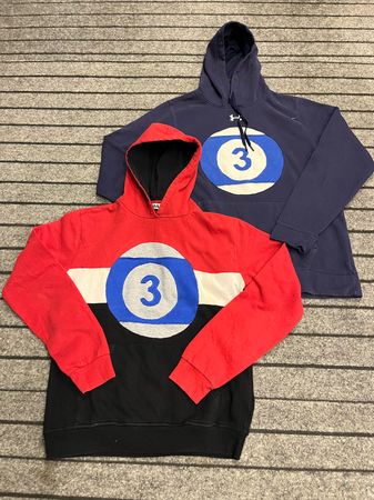 Upcycled 8 Boll Pool Hoodie/ Sweatshirt