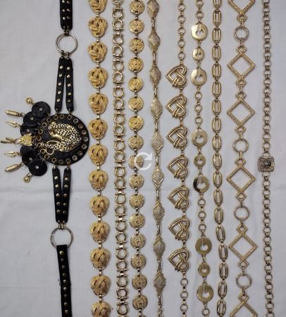 Y2K Golden Chain Belts 1