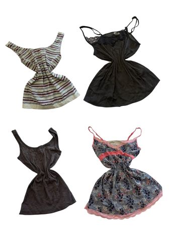 Y2K Multi Striped Scoop Neck Camisoles-ST-293