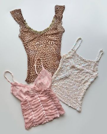 Y2K cami tops