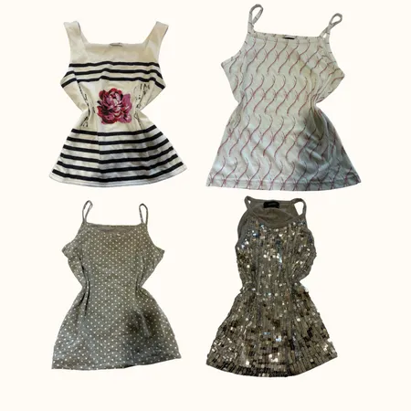 Y2K Disco Riot Cami Tops - ST - 111