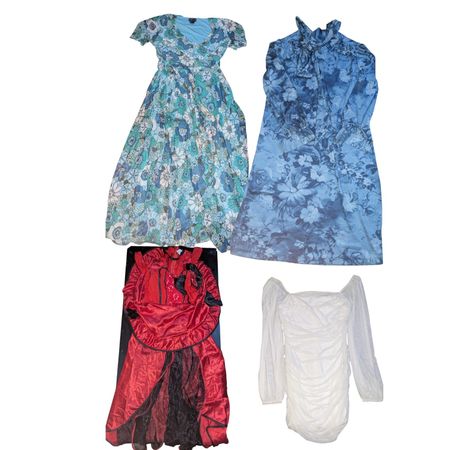 Vintage & Trendy Women's Dress Bundle - Set of 7